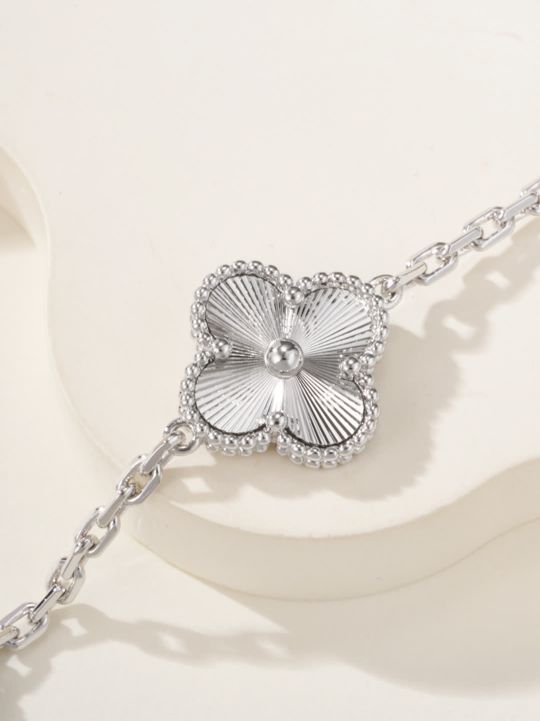 Van Cleef & Arpels Magic Alhambra Blue Enamel Bracelet